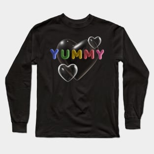 Yummy fuzzy y2k vaporwave vibe Long Sleeve T-Shirt